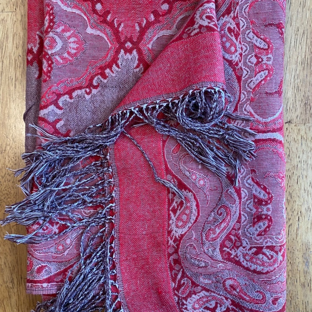 Pashmina Shawl 24”x60” - Picture 3 of 3